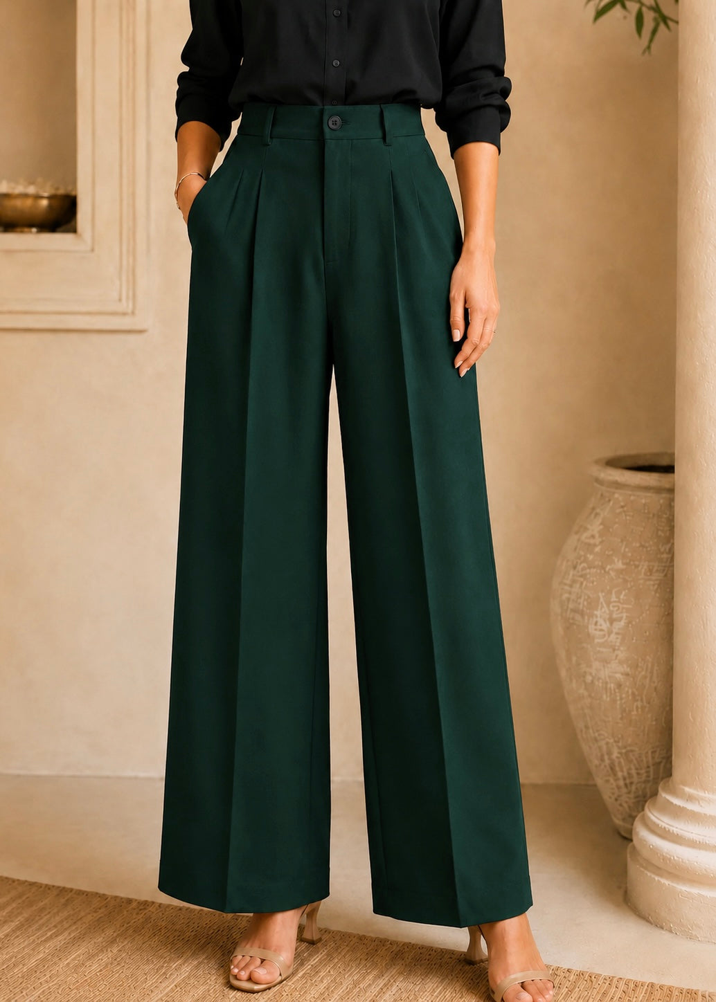 Ocean Blue Korean Pant