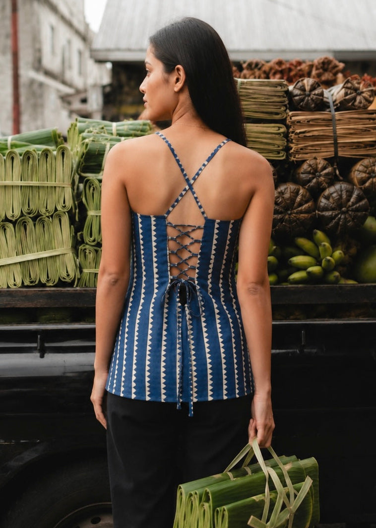 COASTAL LINES SLEEVELESS TOP